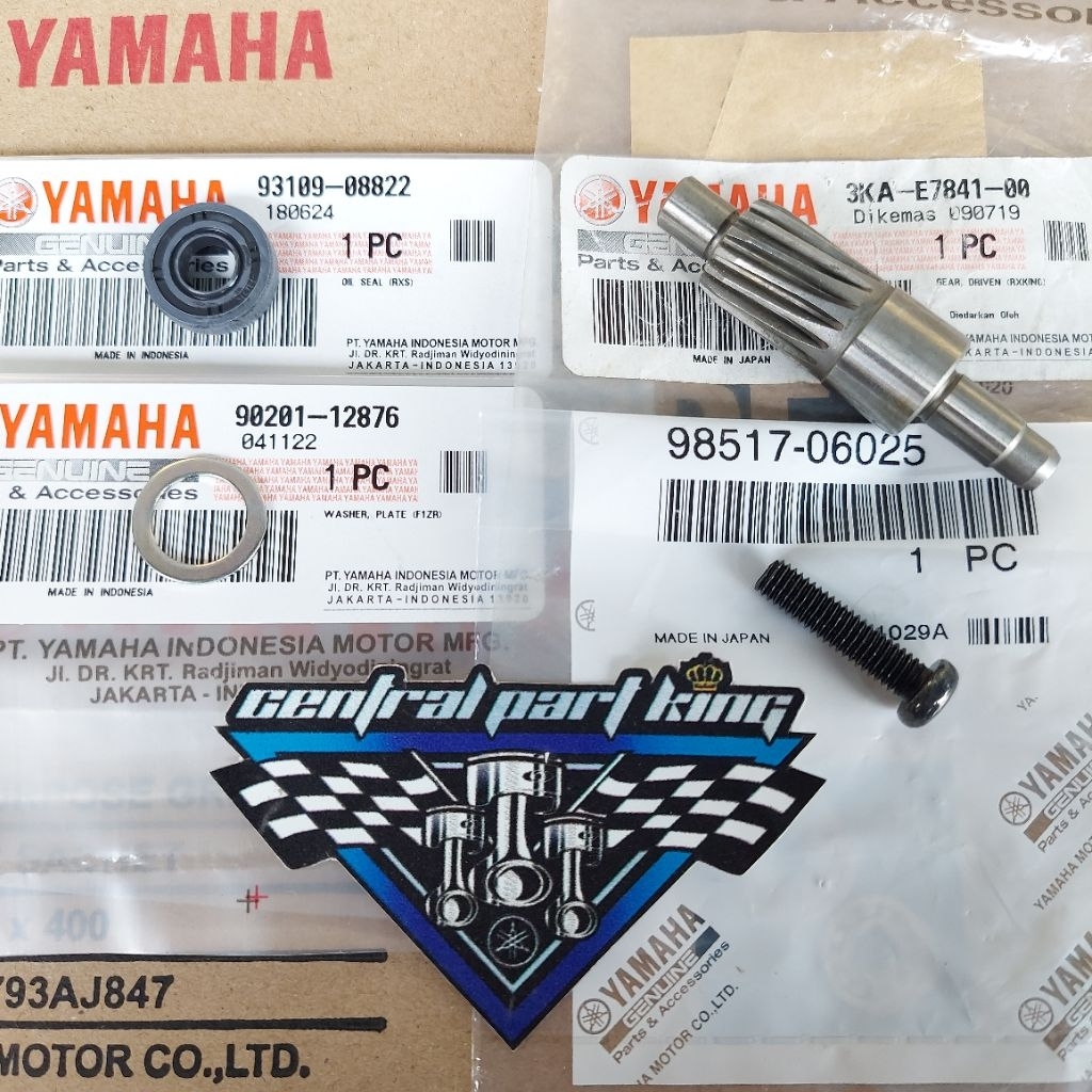 AS GEAR DRIVEN GIGI RPM TACHOMETER, BAUT, SEAL, RING ORIGINAL YAMAHA 3KA-E7841-00 98517-06025 93109-