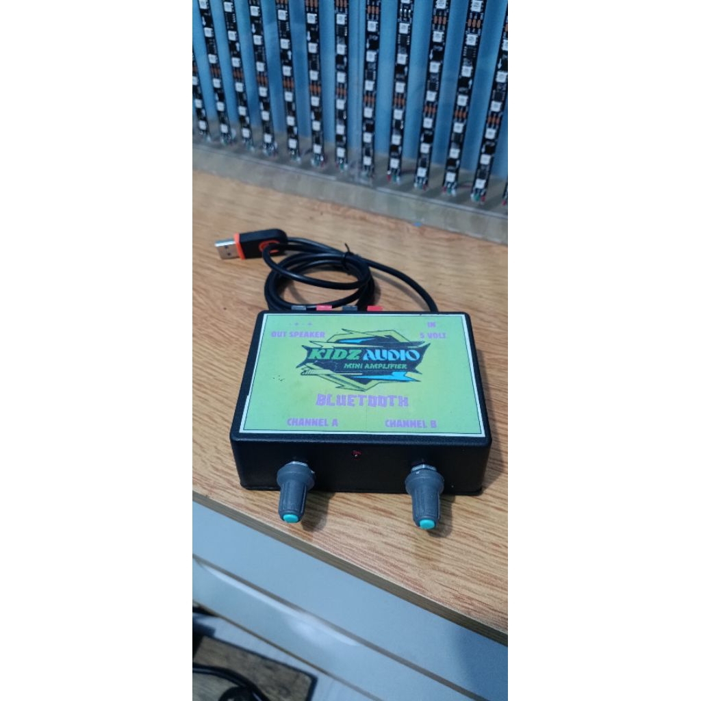 power ampli mini bluetooth daya 5 volt / charger hp