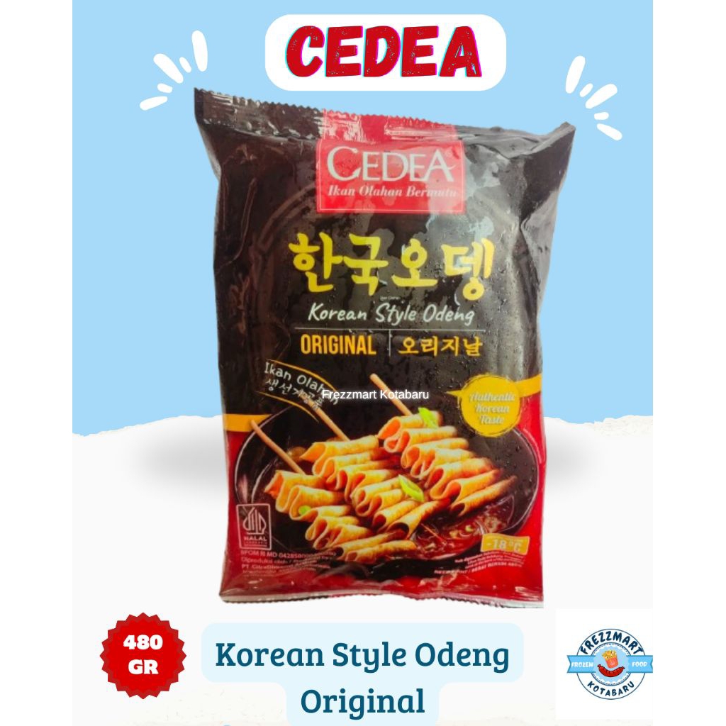 

CEDEA Korean Style Odeng Original 480 Gr / Frezzmart Kotabaru