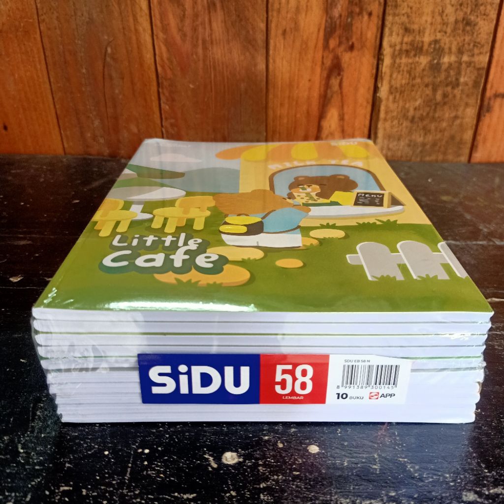 

Buku Tulis SIDU 58lbr 1pack isi 10buku