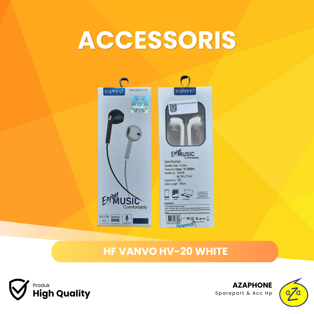 HF VANVO HV-20 / HANSFREE / HANSFREE / HEADSHEET