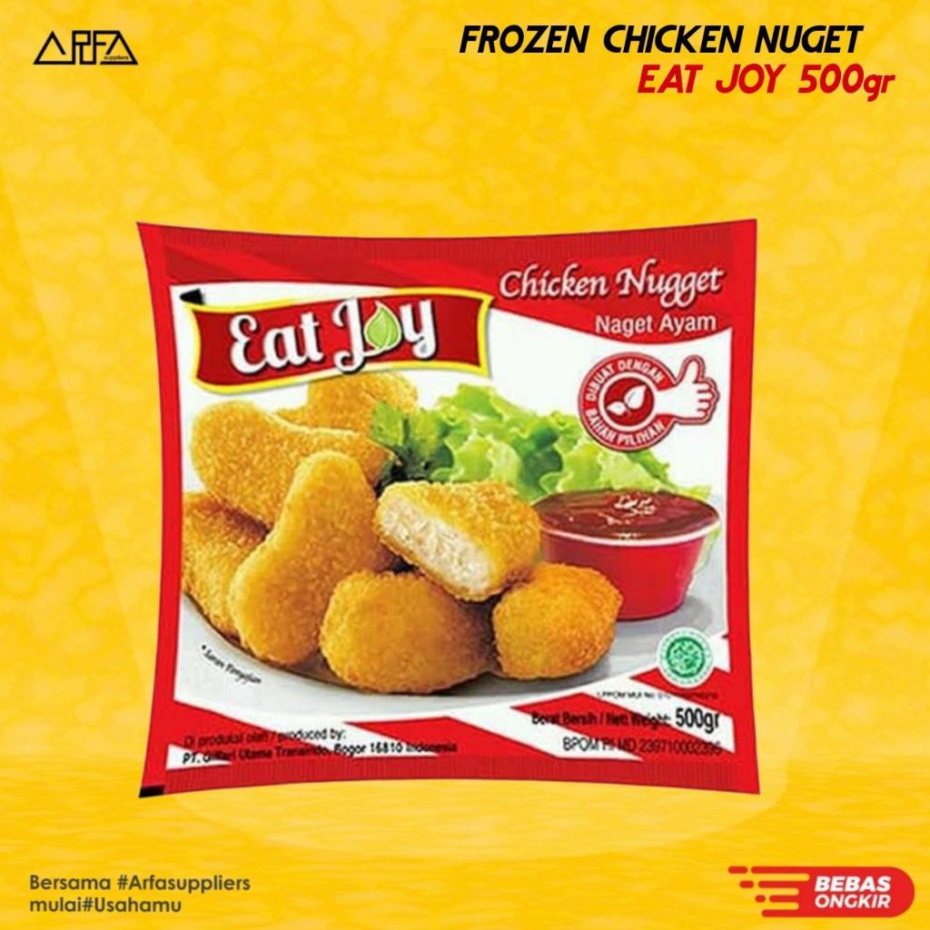 

Nugget Chicken Eatjoy Premium 1000gr / Eatjoy Nugget