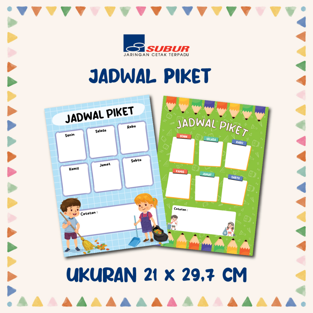 

JADWAL PIKET SEKOLAH ANAK MIN ORDER 2 PCS