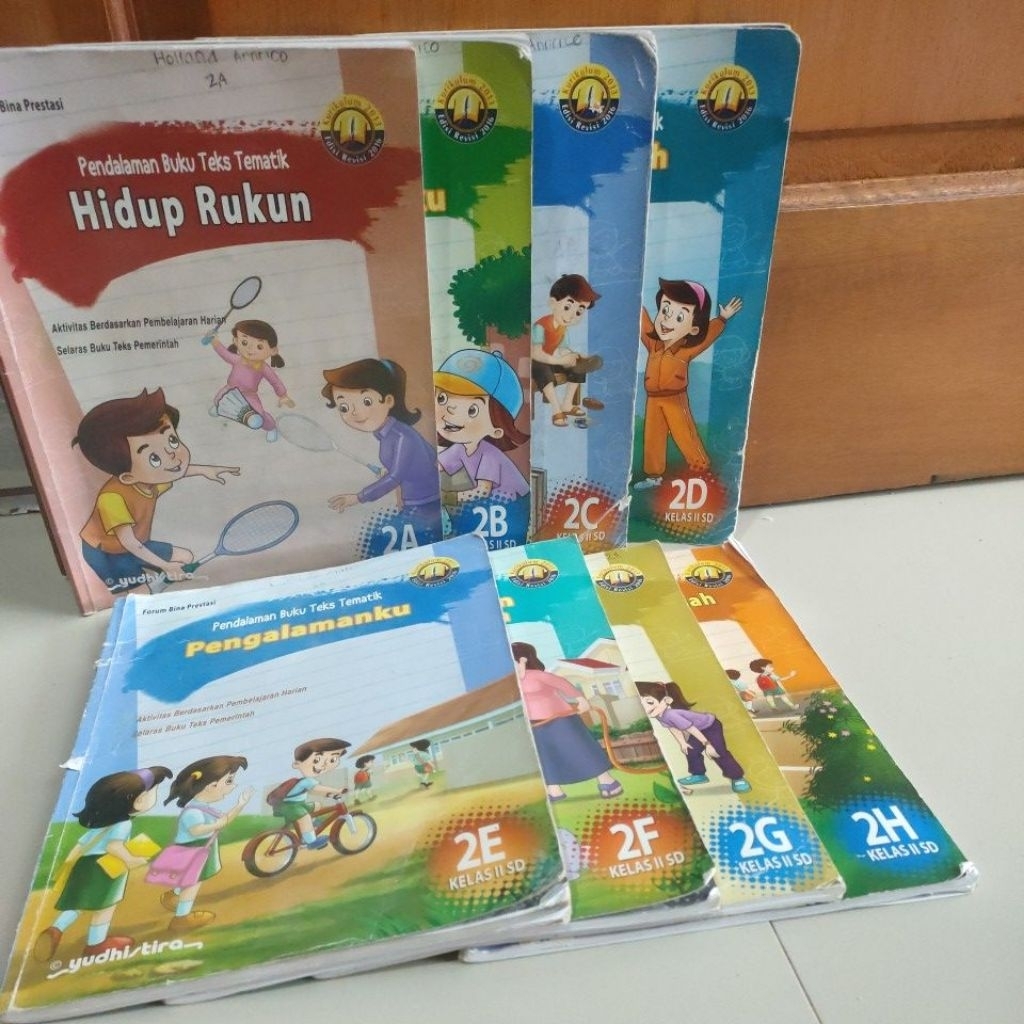 Buku bekas Tematik Kelas 2 SD
