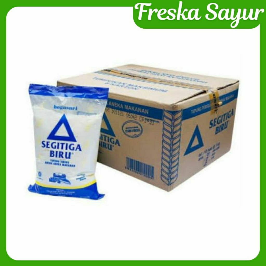 

Tepung Terigu Segitiga Biru Ukuran 1 Kg 1 Dus