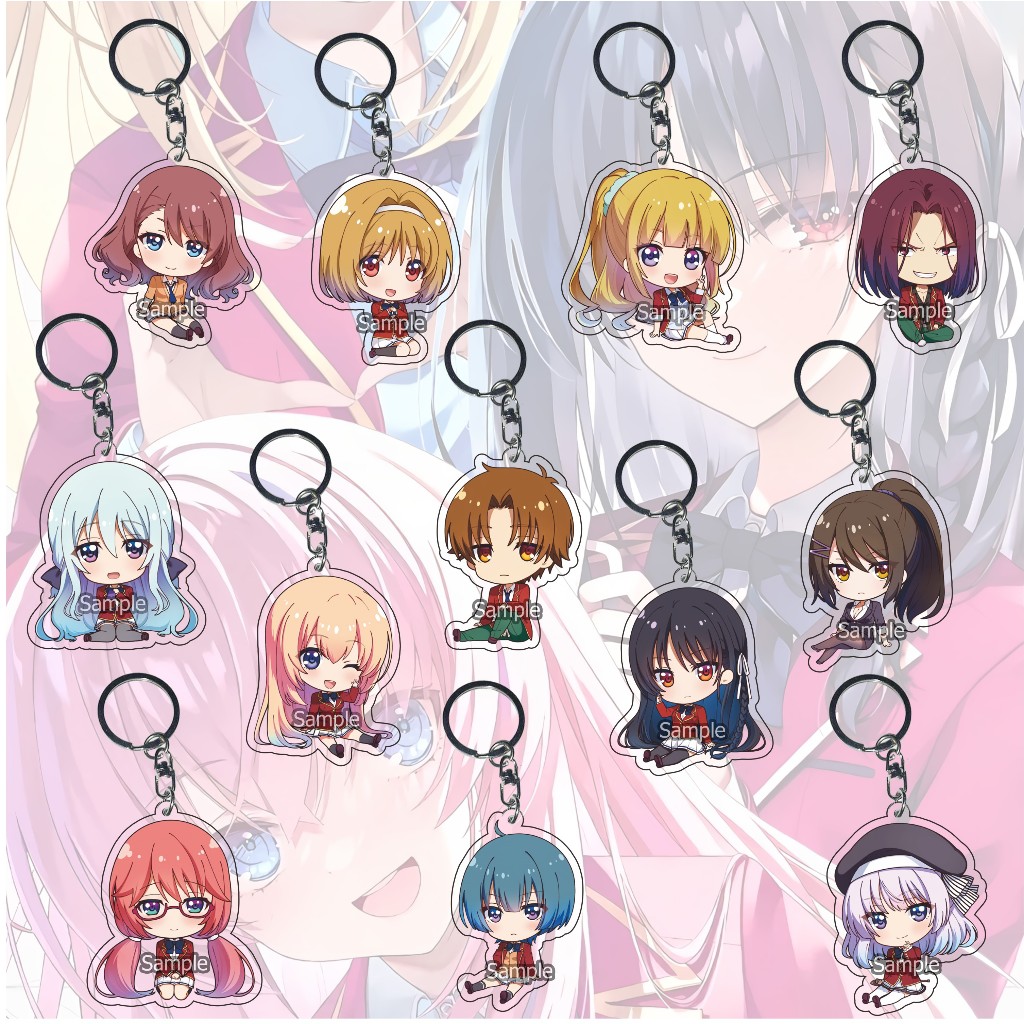 Gantungan Kunci anime Classroom of the Elite all  02 - Ganci - Key Chain - Souvenir - Anime