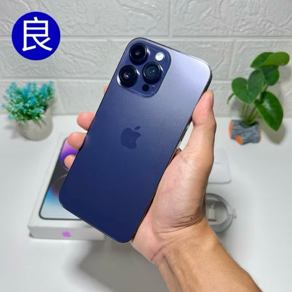 iPhone 14 Pro Max 256GB Deep Purple Ex-Inter SIM Lock Locked RSim R SIM Fullset Mulus Bekas Second