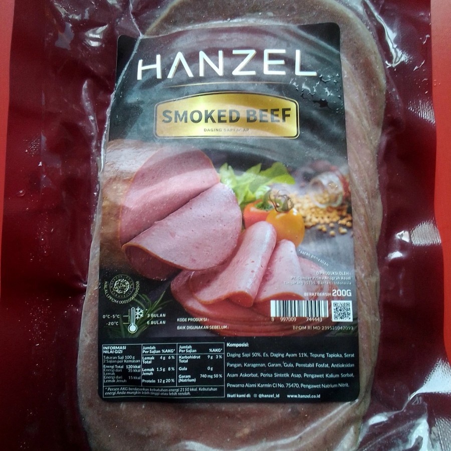 

hanzel smoked beef 200 gr