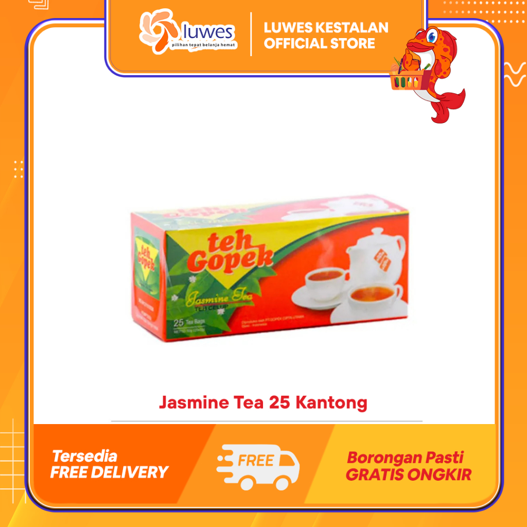 

Teh Gopek isi 25 kantong Teh Celup 50gr Memiliki Aroma Khas Melati & Cocok Dinikmati Segala Suasana