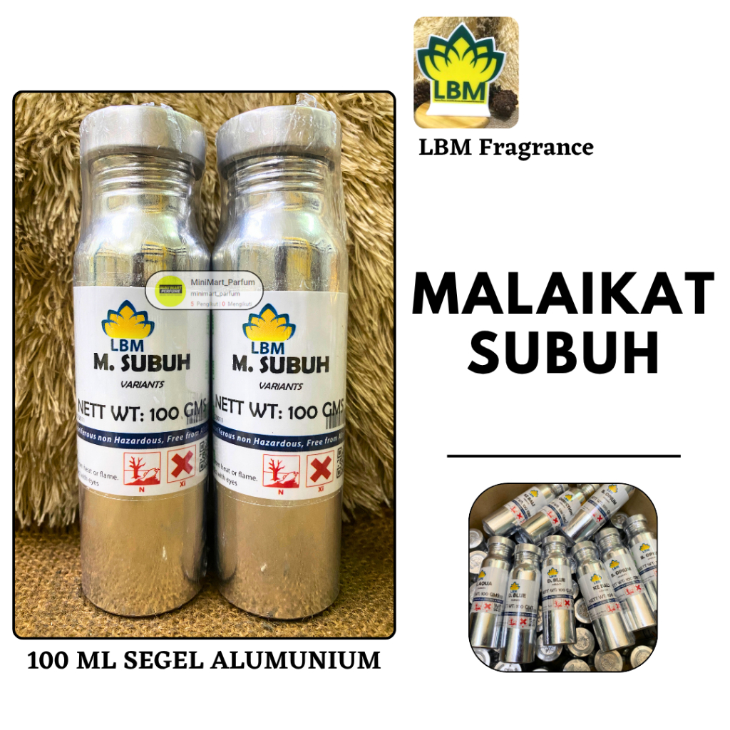 Bibit Parfum LBM - MALAIKAT SUBUH ( 100 ML SEGEL Alumunium ) LBM Fragrance