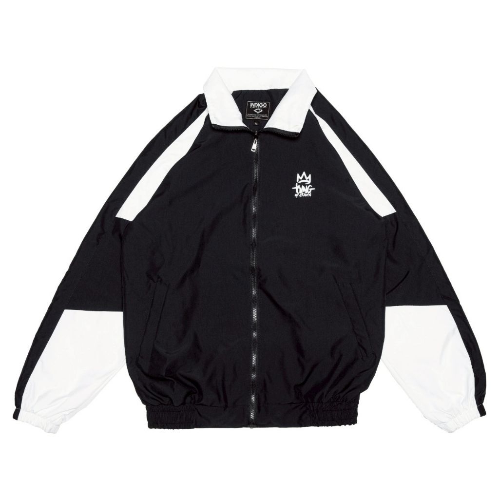 Jaket Tracksuit Windbreaker Vintage Kombinasi warna pria wanita