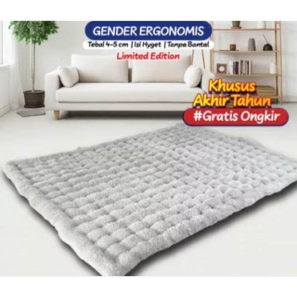 kasur lantai eco bulu rasfur 140x180