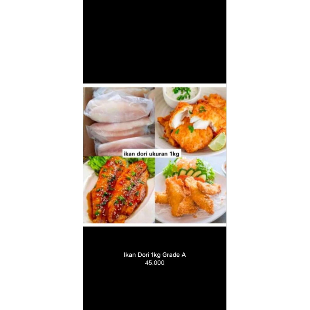 

ikan dori fillet 1kg