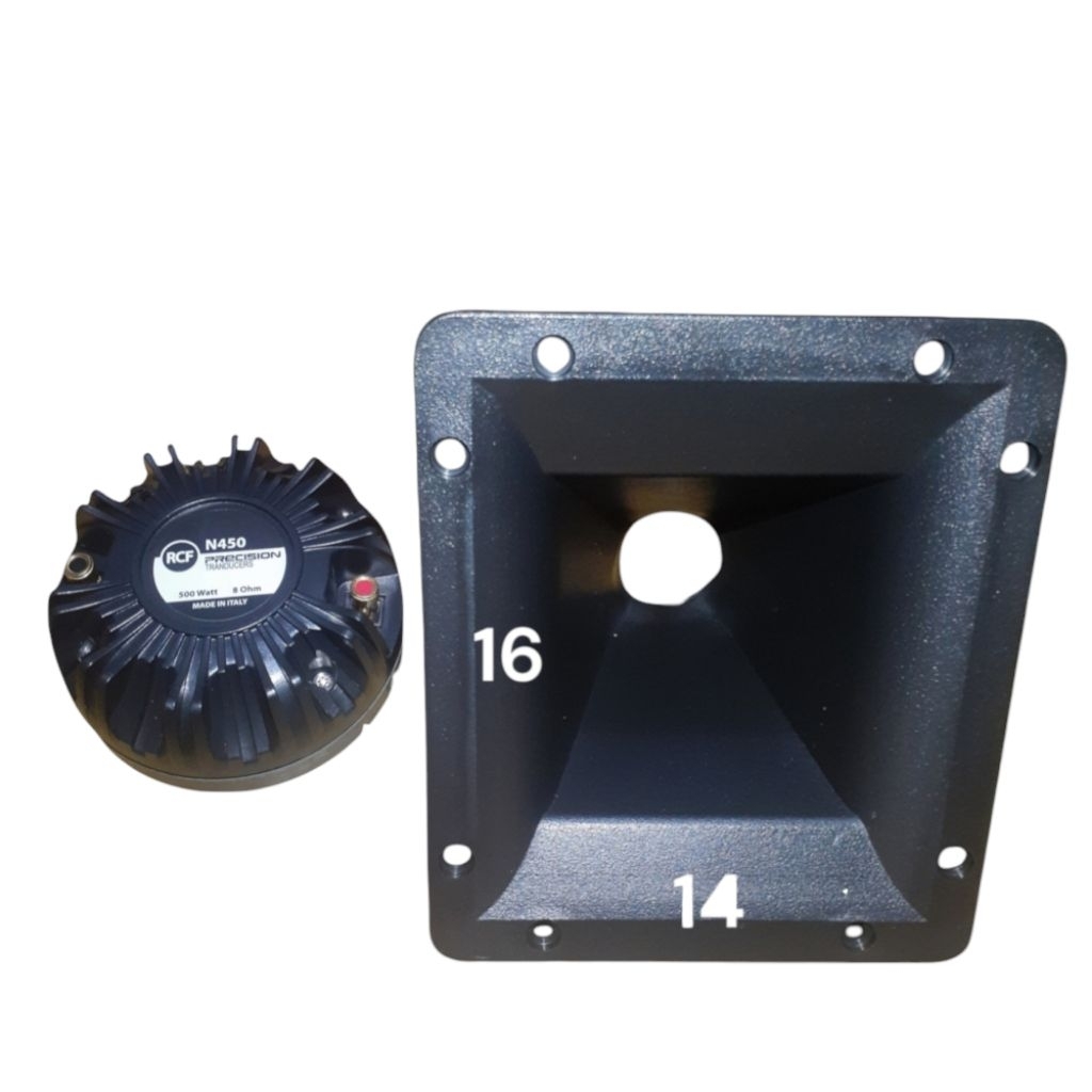 Tweeter RCF N450 Plus Corong PVC Ukuran 14x16 CM