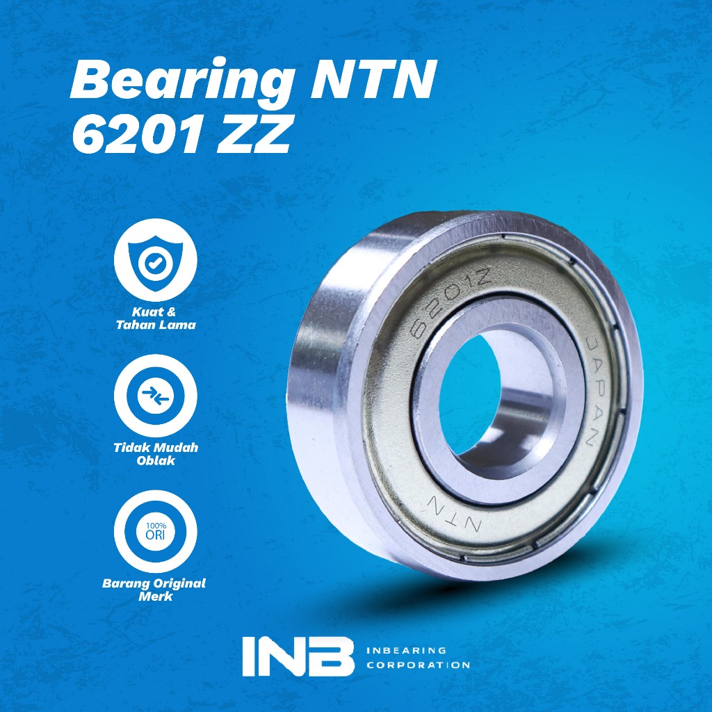 Laker Bearing 6201 zz NTN Laker Roda Depan Beat Vario Scoopy INB Original NTN
