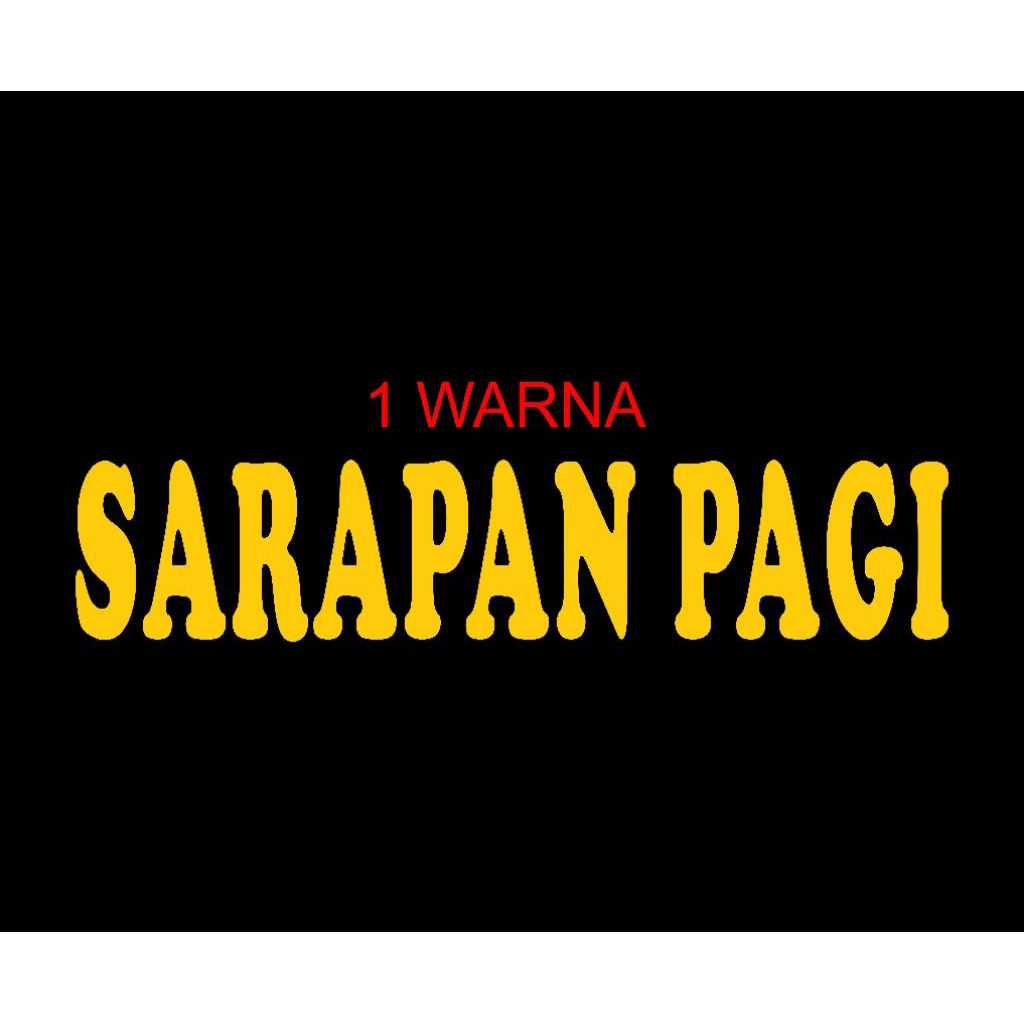 

Sticker Gerobak | Etalase | Satu Warna | Senayan sticker