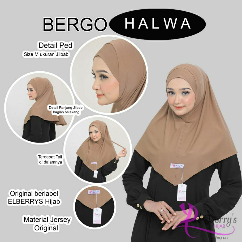 Hijab bergo halwa