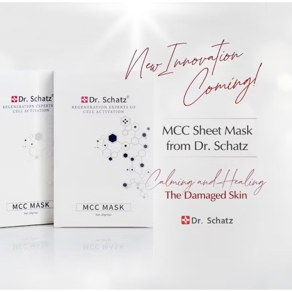 DR. SCHATZ - Dr Schatz MCC Sheet Mask / Masker Wajah Viral (EXP 2027)