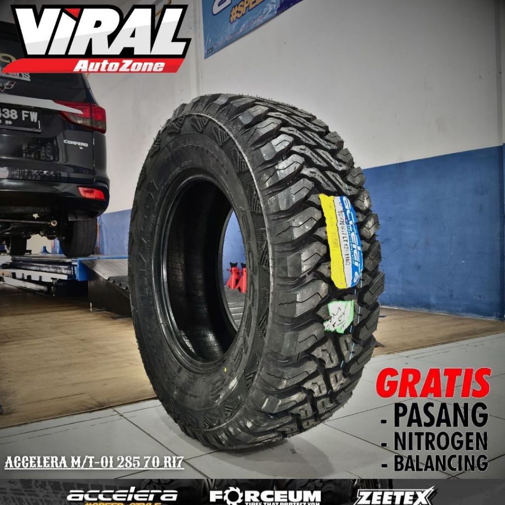 BAN Mobil Ring 17 Grip Tahu ACCELERA MT 01 285 70 R17 Murah,Awet Buat RUBICON,HARDTOP,LAND CRUISER
