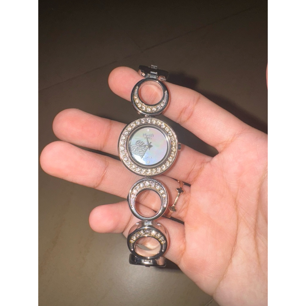 picallo paris women vintage oval-circle watch/preloved jam tangan vintage wanita cewek