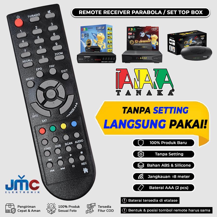 Remot Remote Set Top Box STB Receiver Parabola Nusantara Tanaka Nusantara TN-01 / Nusantara HD / T-2