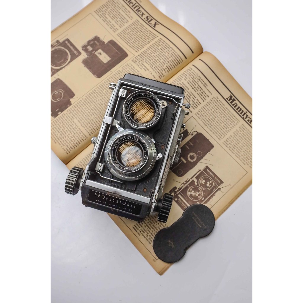 Kamera Analog TLR Mamiya C3 Mulus Normal 
