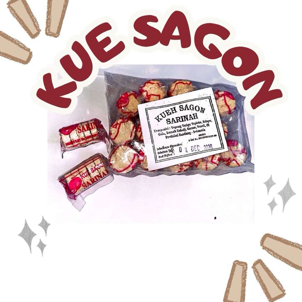 

Kue Sagon Sarinah Tradisional Khas Bandung