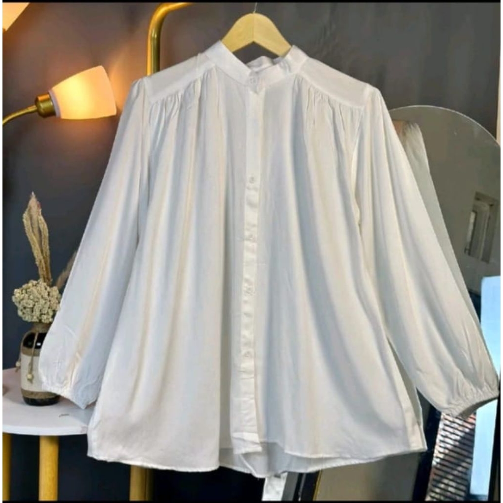 BESTPROMO AMENA BLOUSE KEMEJA ATASAN WANITA RAYON TWIIL