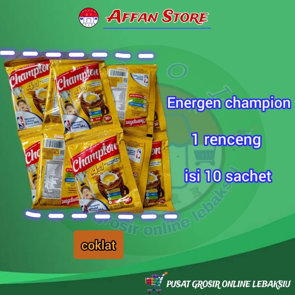 

energen champion 1 renceng isi 10 pcs