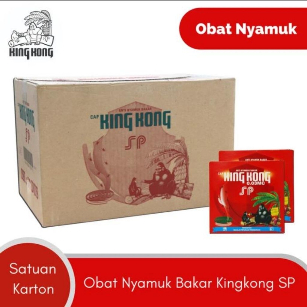 Kingkong SP - Kingkong Standar 1 Dus Obat Nyamuk Bakar 60 kotak
