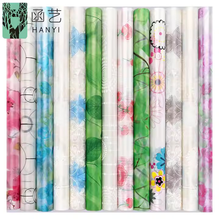 (±99 MOTIF) Sandblast Stiker Kaca Film Buram Untuk Jendela Sandblast PVC Self Adhesive Per Rol COD,S