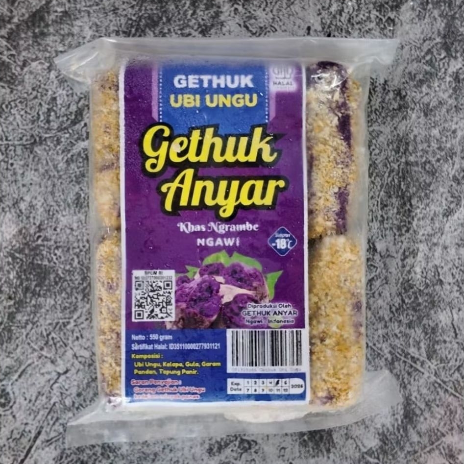 

GETHUK UBI UNGU 550gr