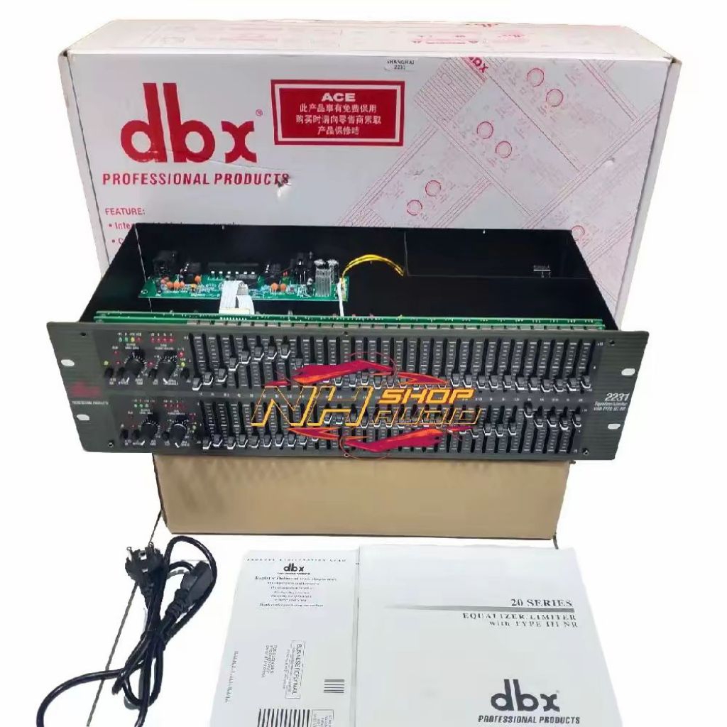 Equalizer DBX2231 MACRO DBX 2231 MAKRO 2 x 31 Channel Dual Channel Equalizer Equalizer Macro Dbx 223