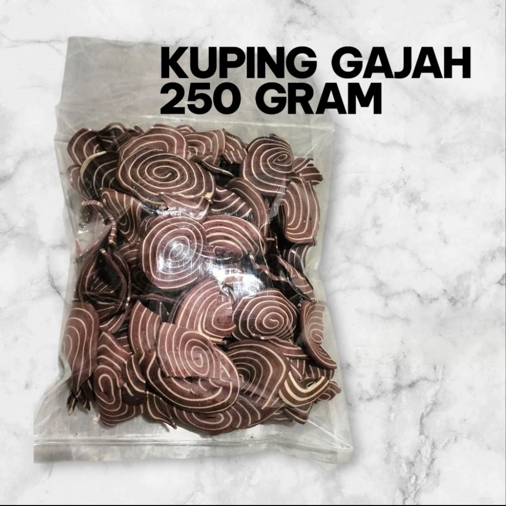 

Cemilan Kuping Gajah Renyah Murah 250 gr