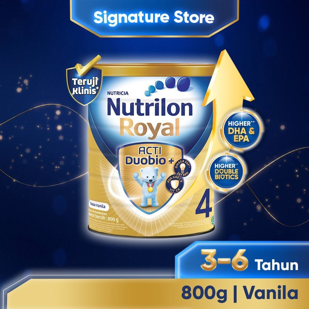 

Nutrilon Royal 4 Vanila Susu Pertumbuhan Bubuk 800 gr