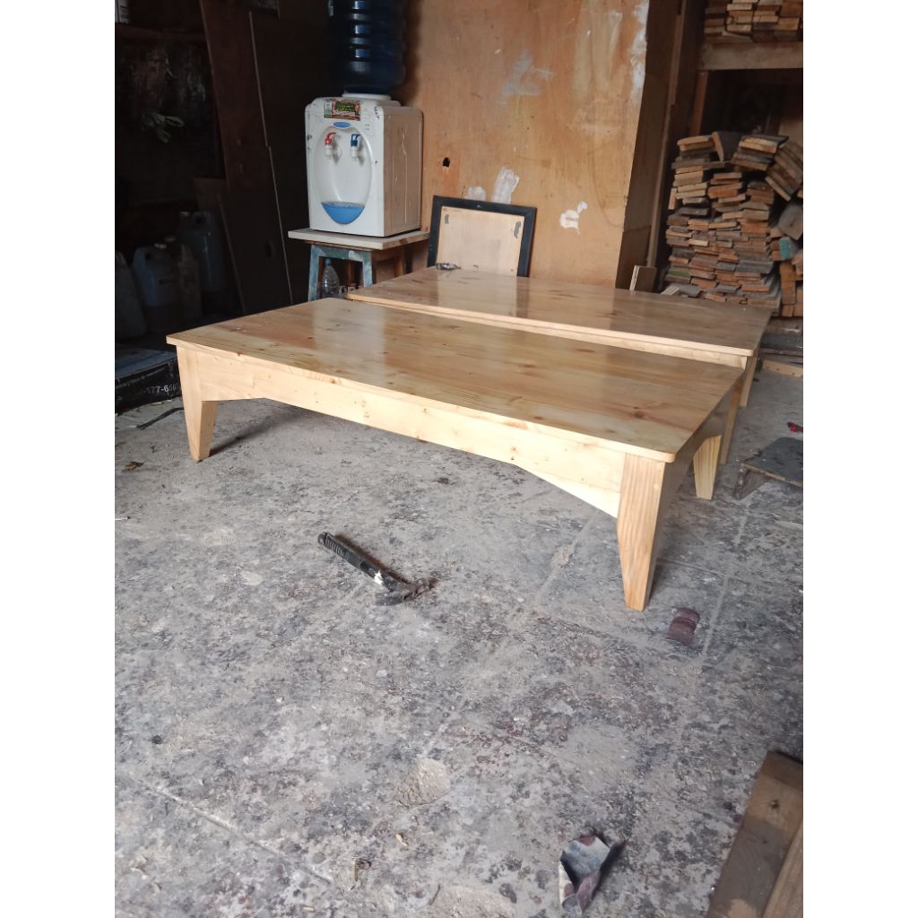 meja lesehan kayu jati belanda