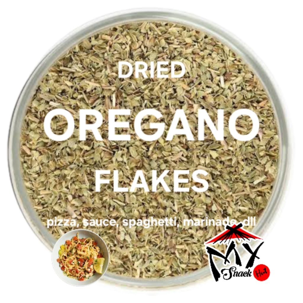 

DRIED OREGANO FLAKES 100GR DAUN ORIGANO KERING HERB BUMBU MASAK DAPUR HERBAL ORIGAN SPAGHETTI PIZZA