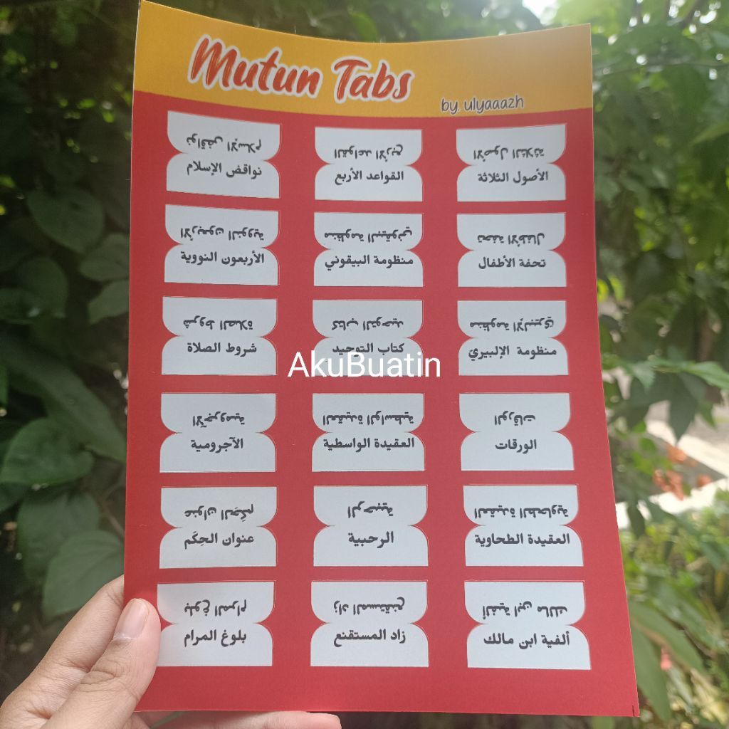 

Mutun Tabs | Mutun Tagging | Penanda Mutun Thalibil Ilmi