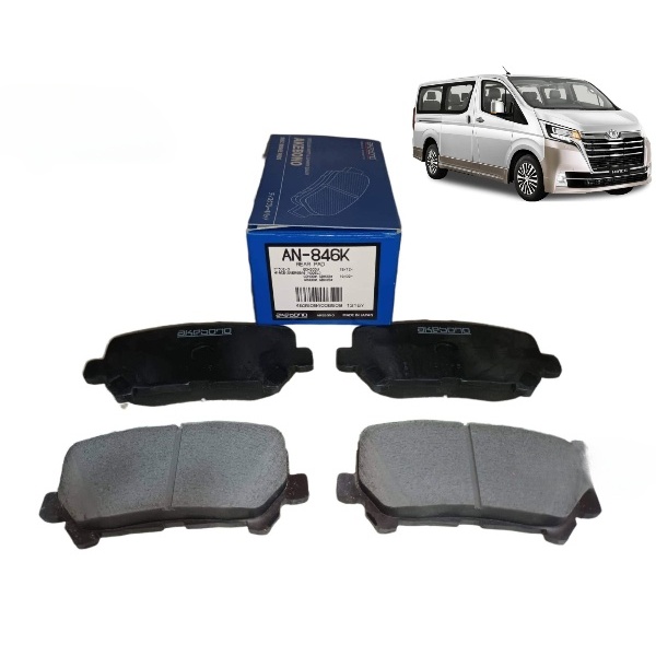AKEBONO-AN-846K BRAKE PAD RR HIACE PREMO AKEBONO