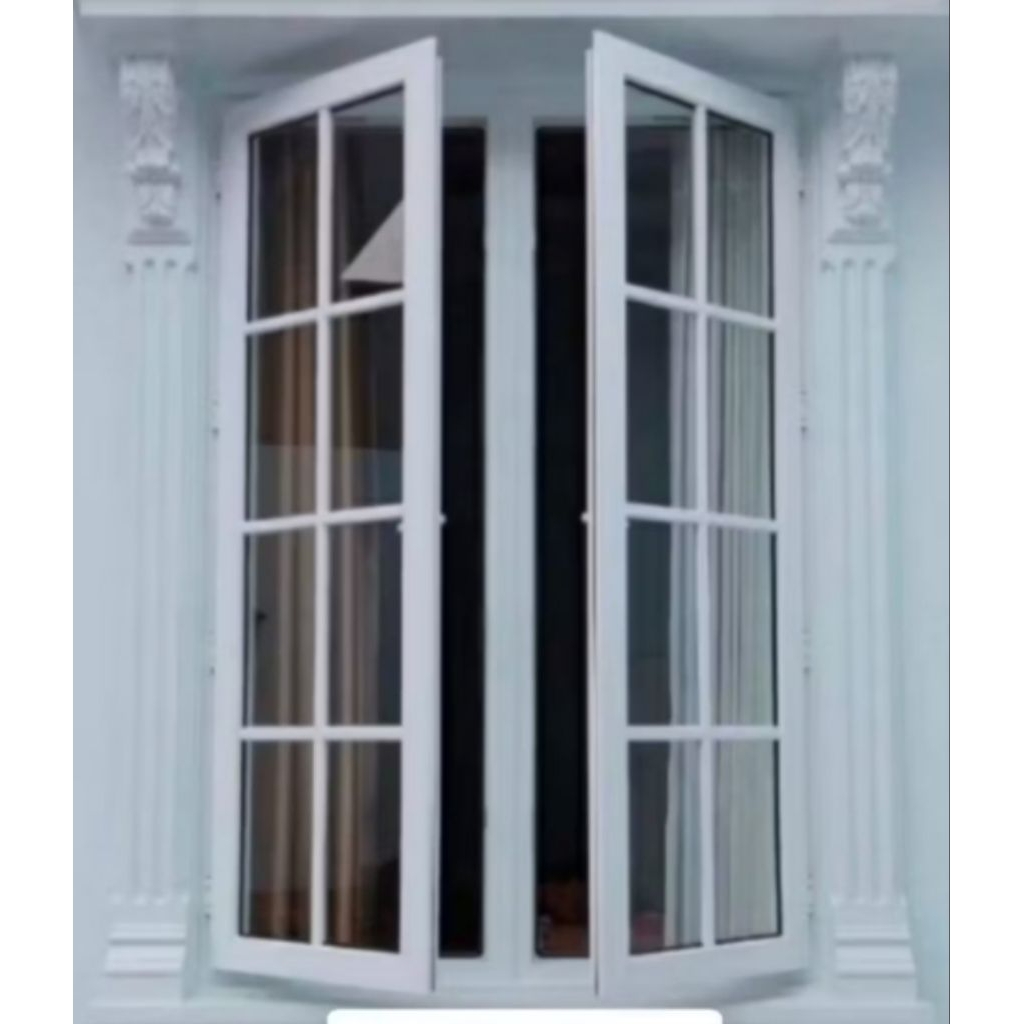 kusen jendela gandeng 2 daun