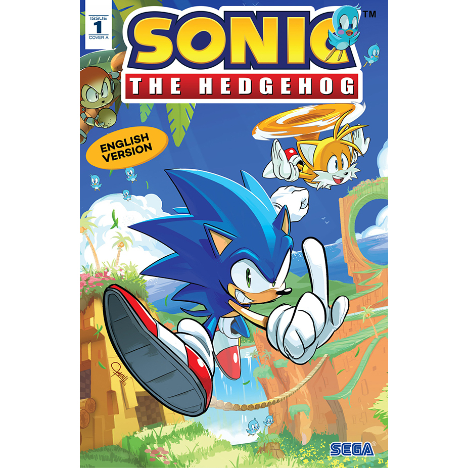 Komik Sonic the hedgehog - issue 1 - buku comic aksi petualangan si landak biru English Version