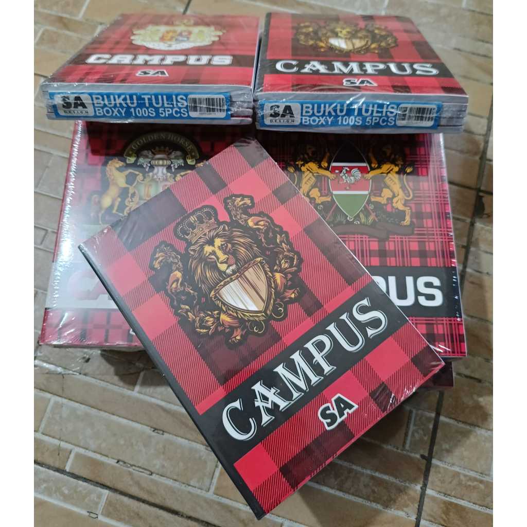 

Buku Tulis 100 Lembar Boxy Panjang Campus SA/BoBi/Stanov / Buku Tulis Campus Murah