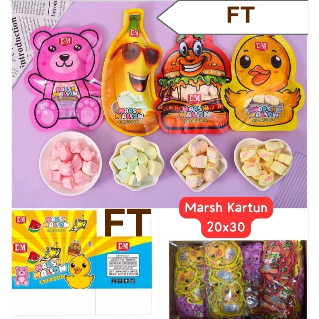 

Marshmallow kartun 30 pcs