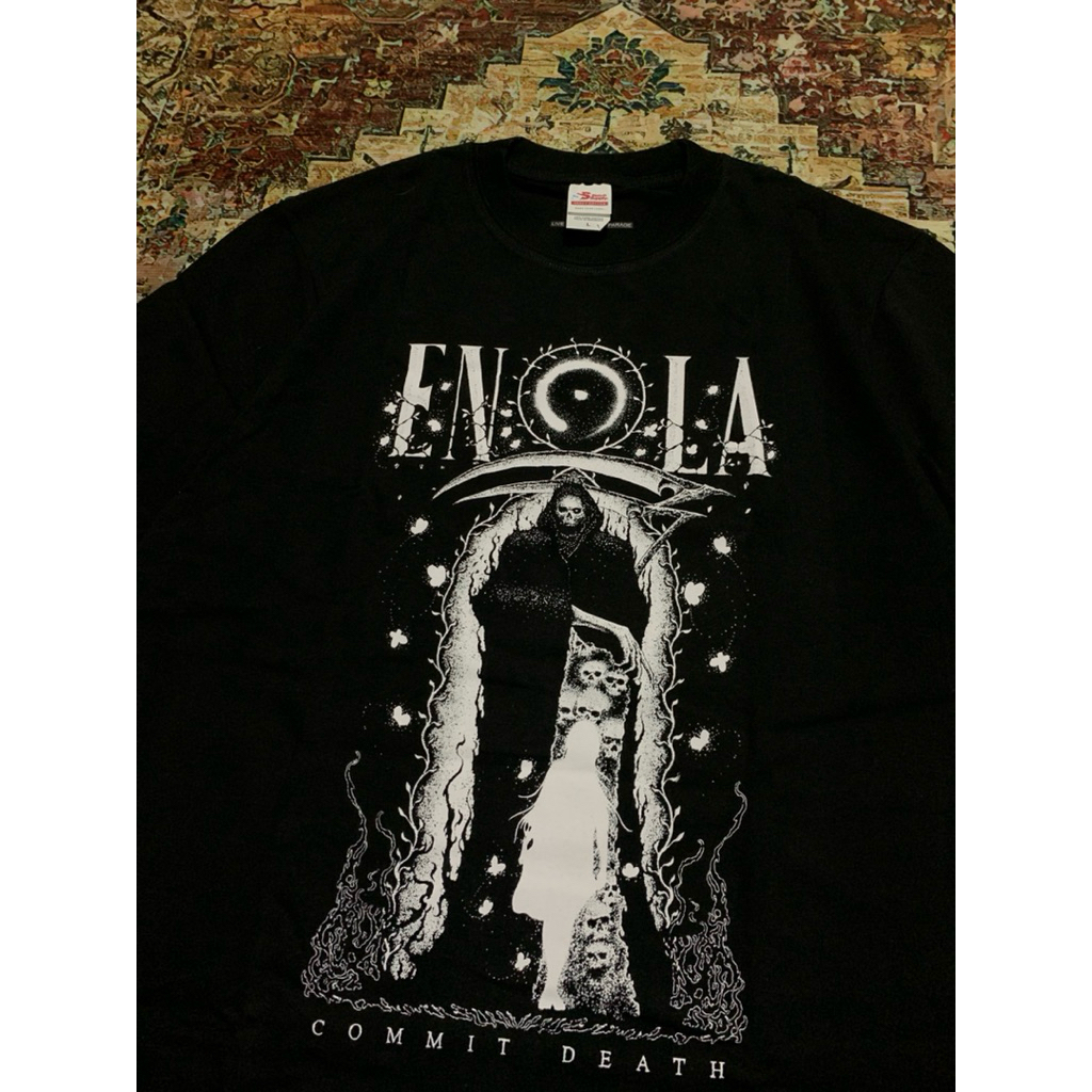 Tshirt Enola Live In Semarang Exclusive Merch Black