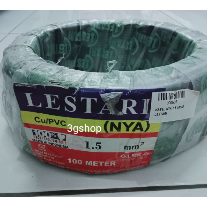 KABEL TUNGGAL KAWAT NYA 1.5 100M LESTARI