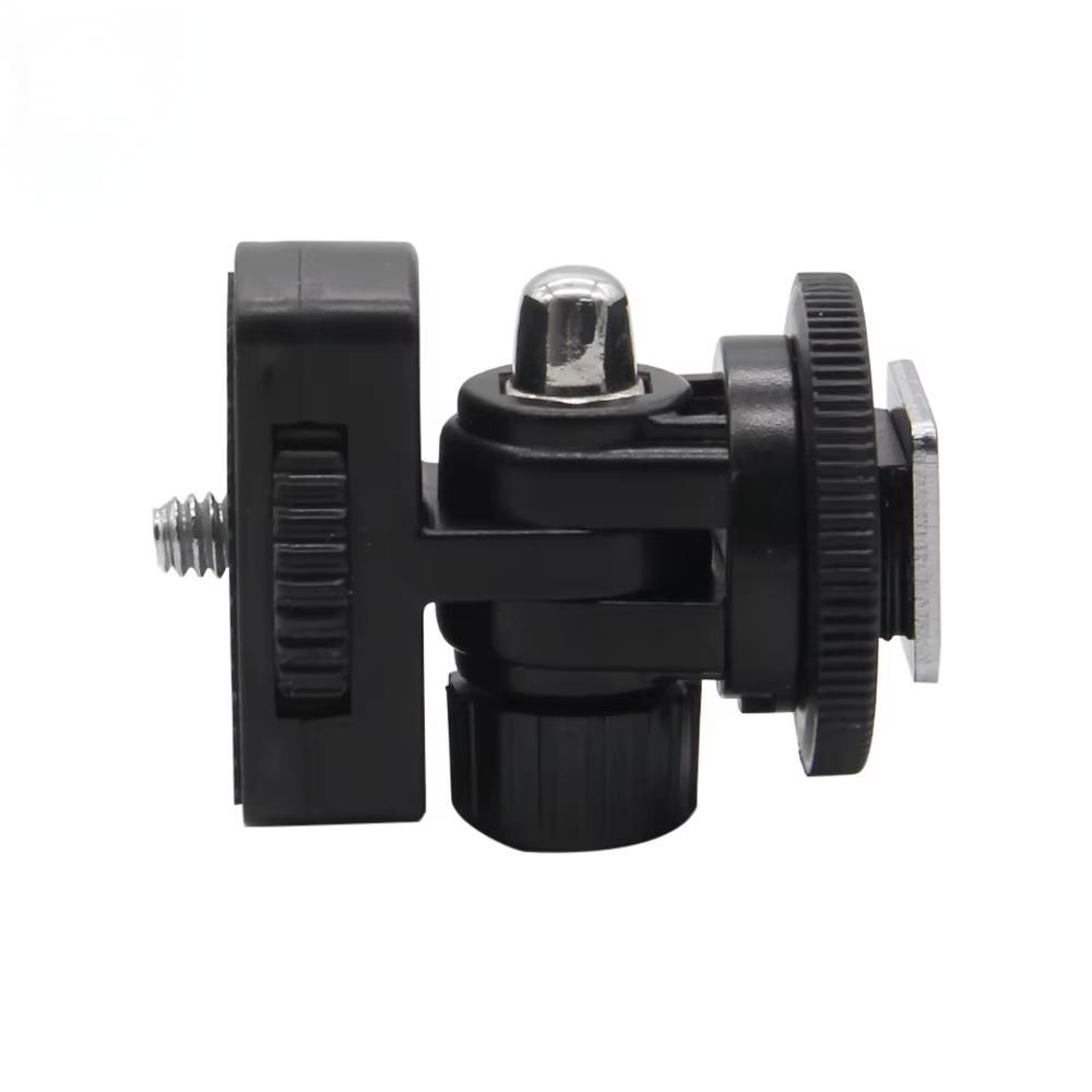 1/4" Hot Shoe Baut Quick Release Ball Head Tripod Kamera Sekrup Bola Adaptor Kepala Clamp Ball Head