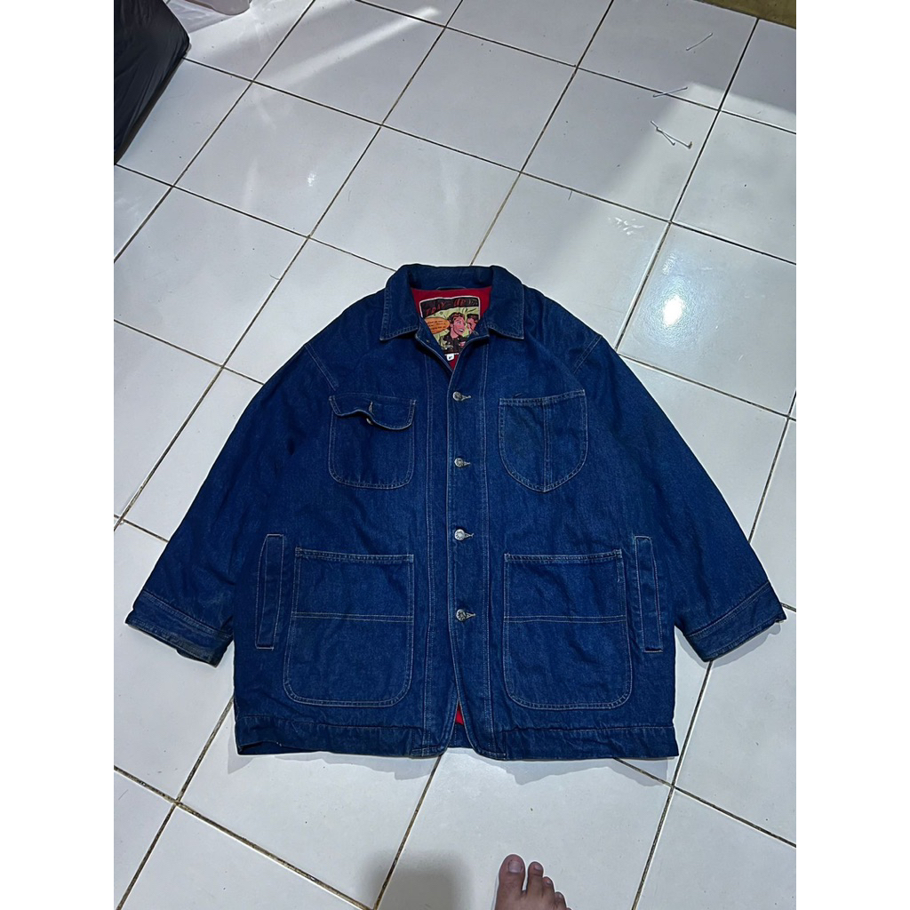 michigan jaket / core jaket denim by tray up vintage