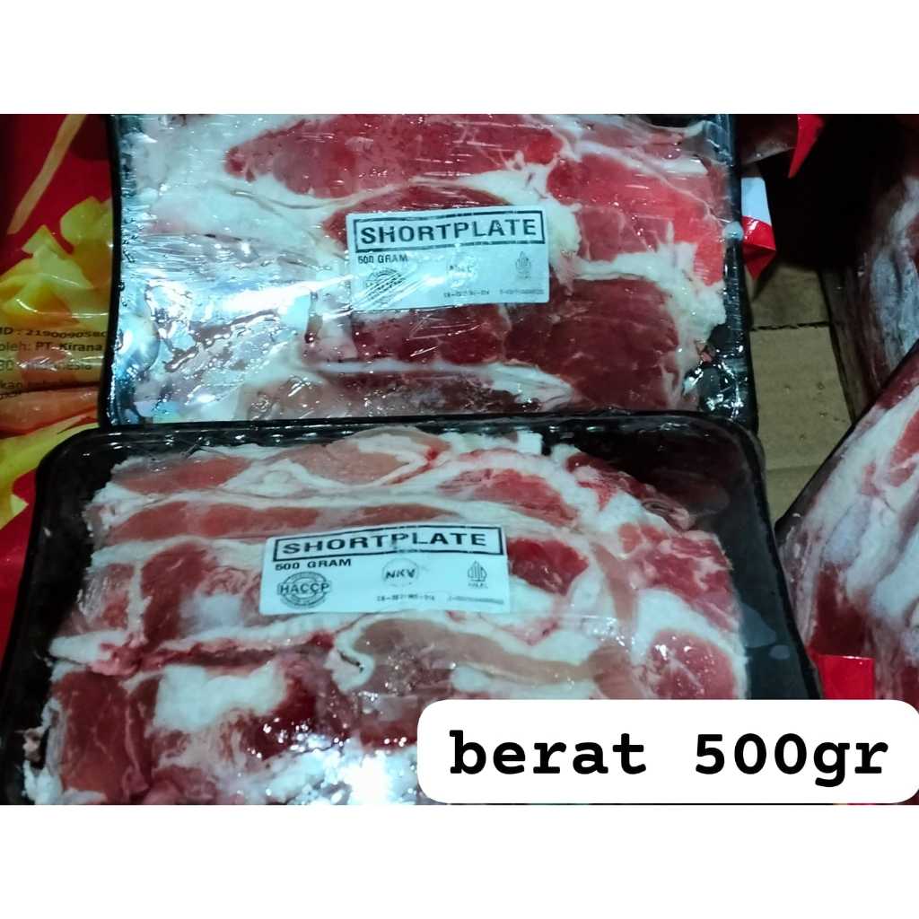 

Shortplate | Daging 500 gr