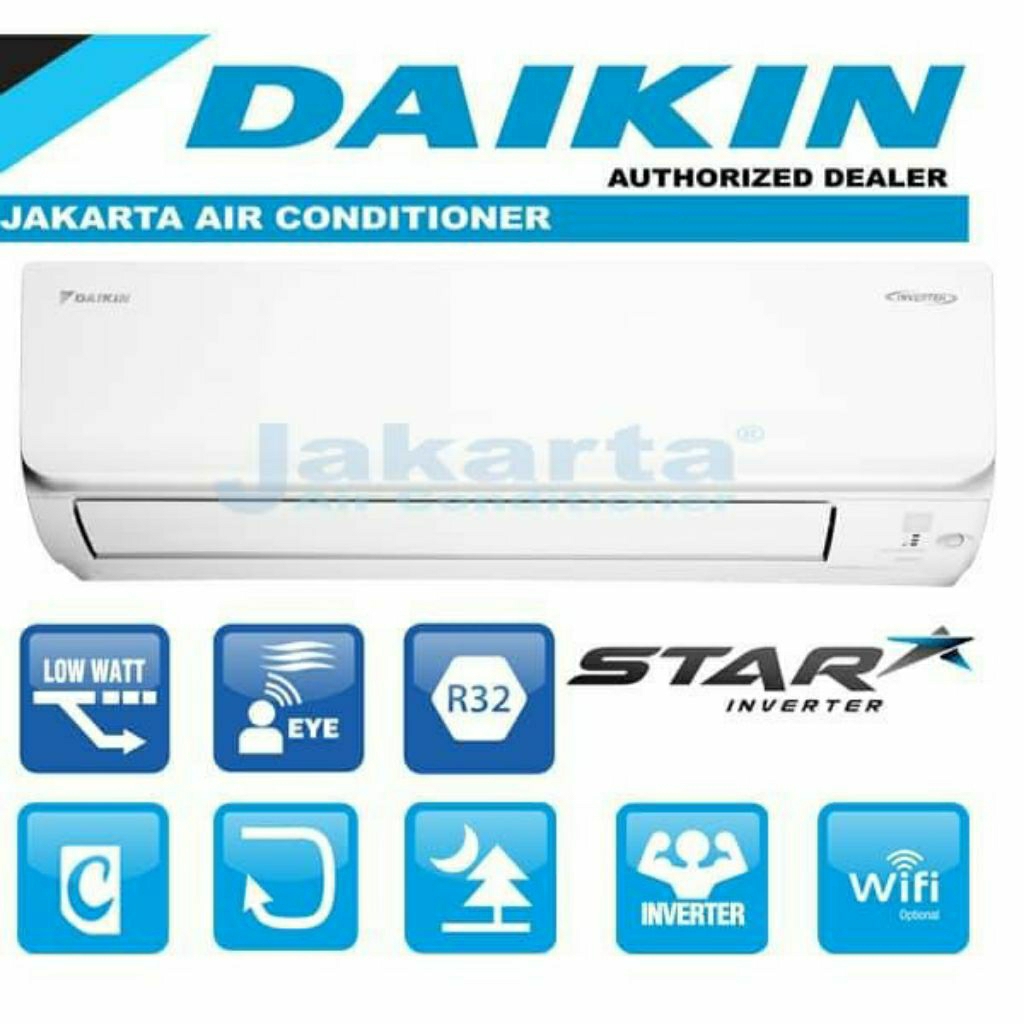 AC DAIKIN 2 PK STAR INVERTER FTKC 50 THAILAND