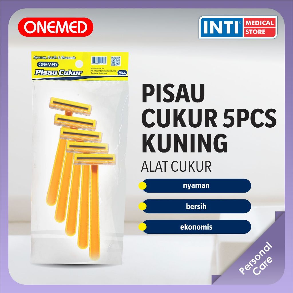 Onemed | Pisau Cukur | Alat Cukur | isi 5 pcs